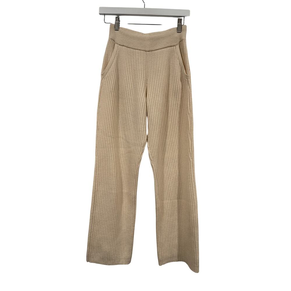 Club Monaco Cashmere Blend Knit Ribbed Pants, XXS